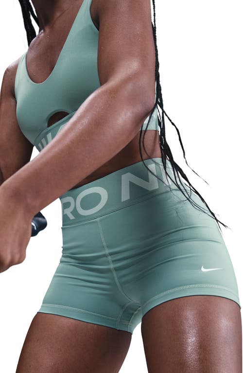 Nike Pro Sculpt High Waist Bike Shorts In Blue
