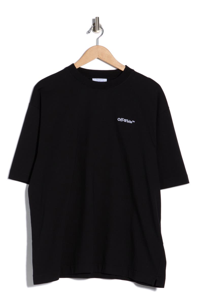 Off-White Tattoo Arrow Skate Graphic T-Shirt, Alternate, color, Black And White