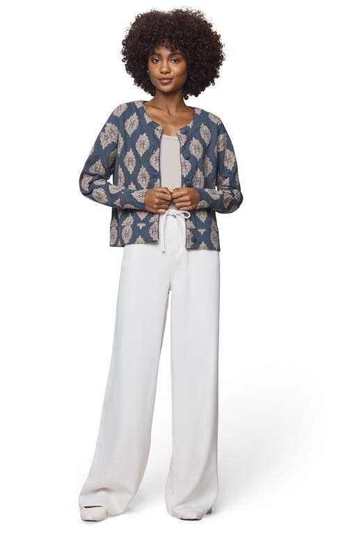 Splendid Blaire Embroidered Cardigan In Blue