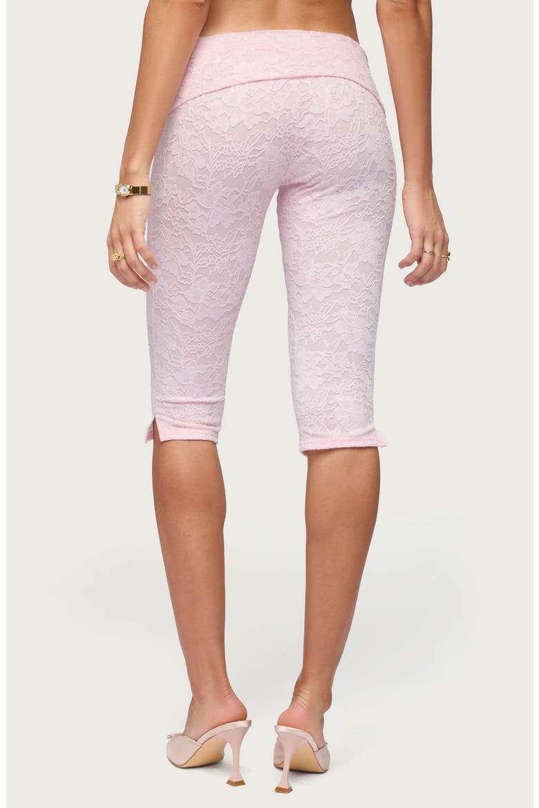Talisa Lace Capri Leggings, Alternate, color, LIGHT-PINK
