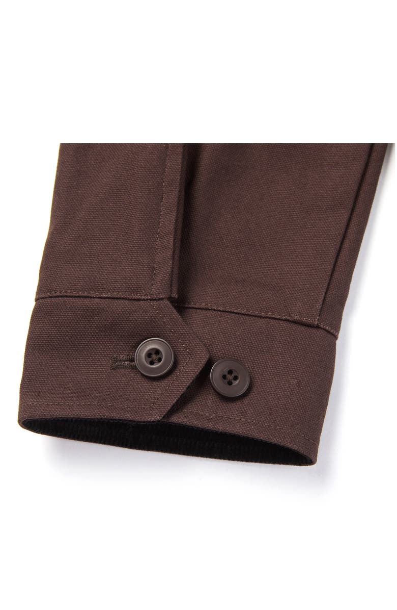 Seager Co Cotton Canvas Ranch Jacket, Alternate, color, Espresso
