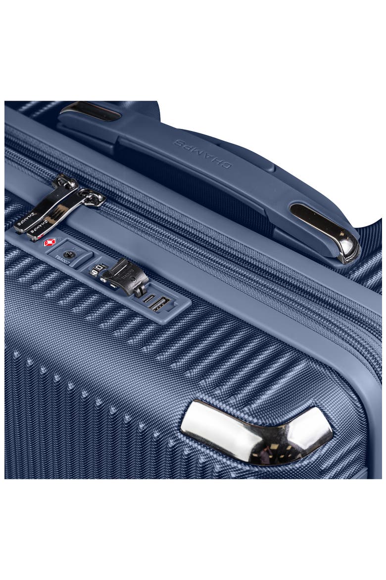 Legacy 3-Piece Hardside Luggage Set, Alternate, color, NAVY
