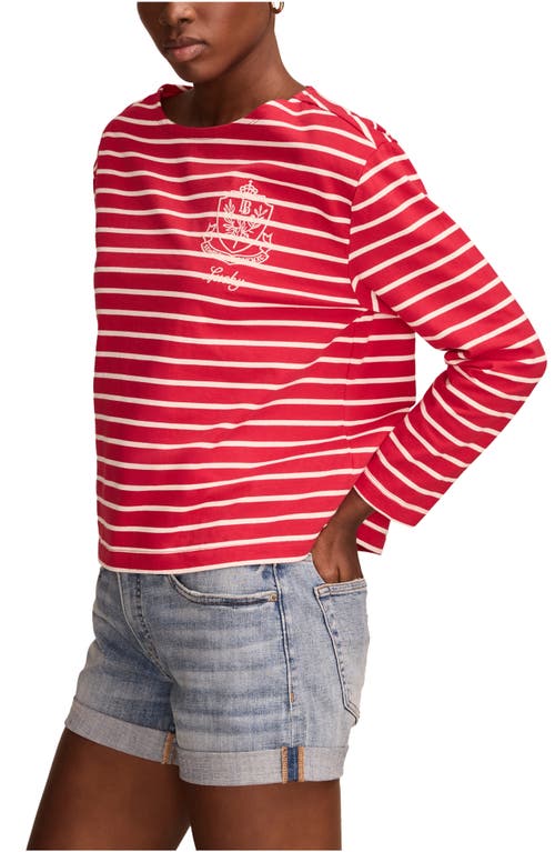 LUCKY BRAND LUCKY BRAND SAILOR STRIPE LONG SLEEVE T-SHIRT
