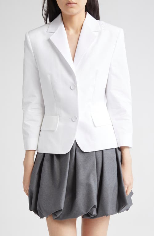Marni Baby Cotton Poplin Shrunken Blazer in Lily White  product