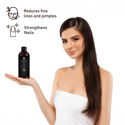 Pursonic Hair Strengthening Bundle Fractionated Coconut Oil, One-step Hair Dryer & Volumizer Brush, In Black