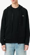 Lacoste Lightweight Cotton Fleece Zip Hoodie