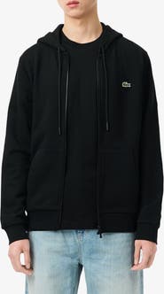 Lacoste Lightweight Cotton Fleece Zip Hoodie