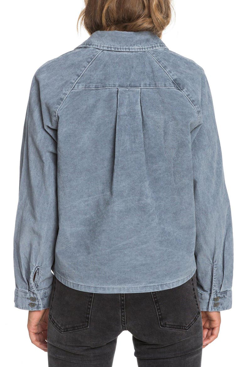 Be Right There Corduroy Shirt Jacket, Alternate, color, TURBULENCE