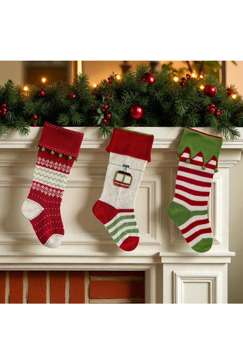 Gondola Stocking, Alternate, color, Ivory