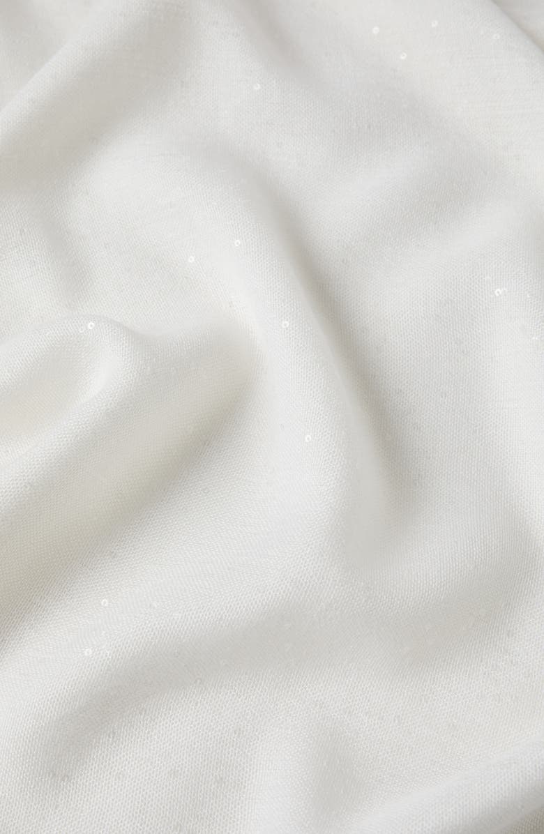 Brunello Cucinelli Cashmere and silk Diamond yarn scarf, Alternate, color, 