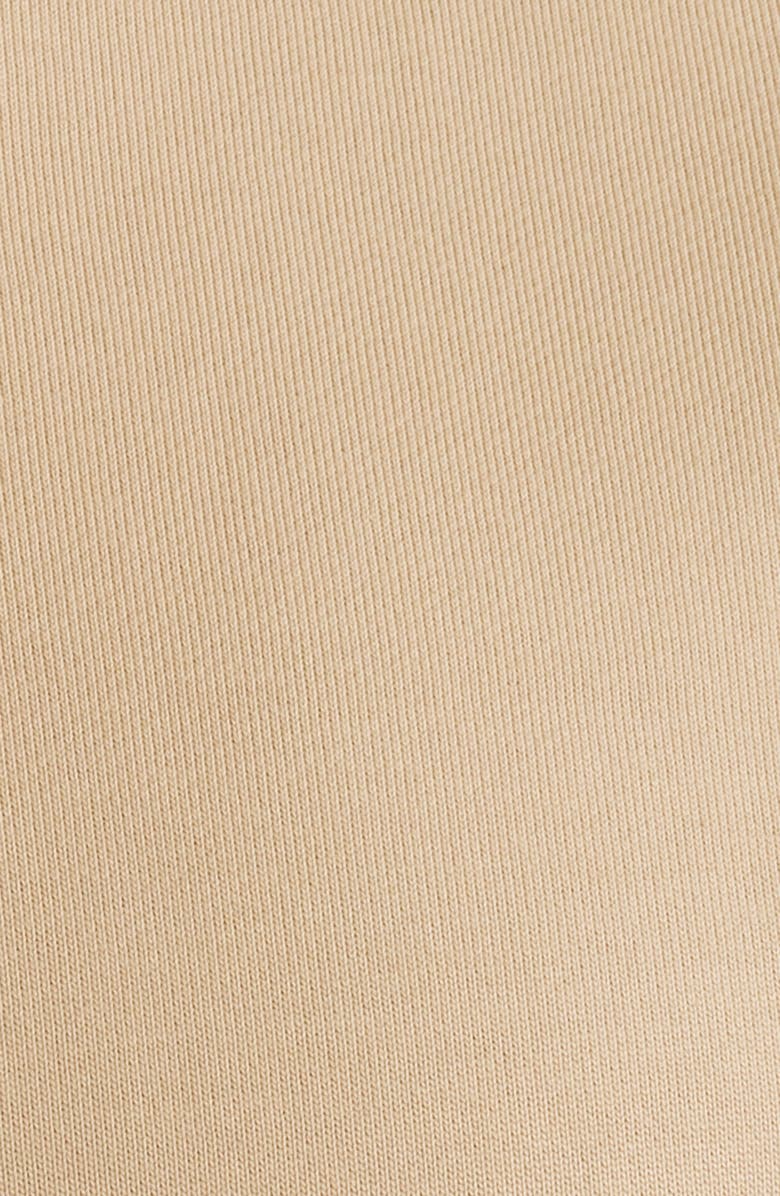 HUGO Dinex Cotton French Terry Crewneck Sweatshirt, Alternate, color, Medium Beige