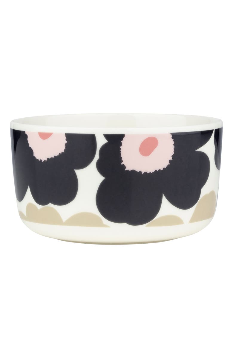 Marimekko Oiva Unikko Bowl, Main, color, White