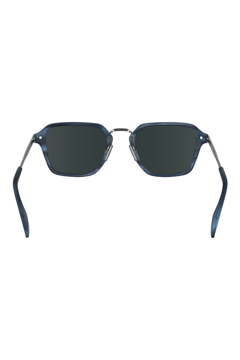 Kramer 52mm Rectangular Sunglasses, Alternate, color, STRIPED BLUE