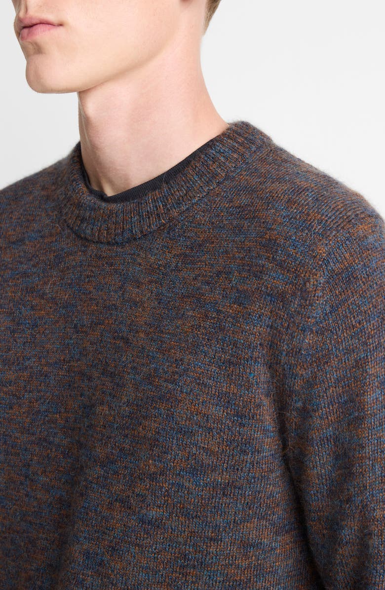 Vince Multicolor Alpaca & Merinio Wool Crewneck Sweater, Alternate, color, Coastal Combo