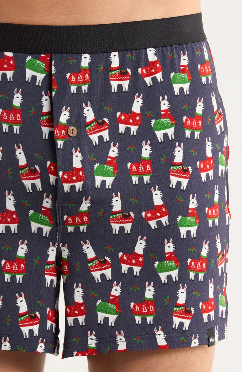 MeUndies Knit Boxers, Alternate, color, Falallama