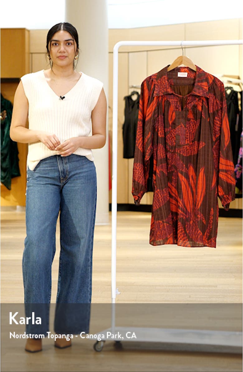 Elisa Long Sleeve Minidress, sales video thumbnail