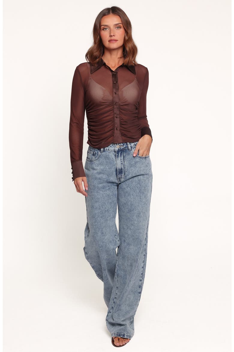 Kendall High Waist Straight Leg Corduroy Pants, Alternate, color, MEDIUM WASH
