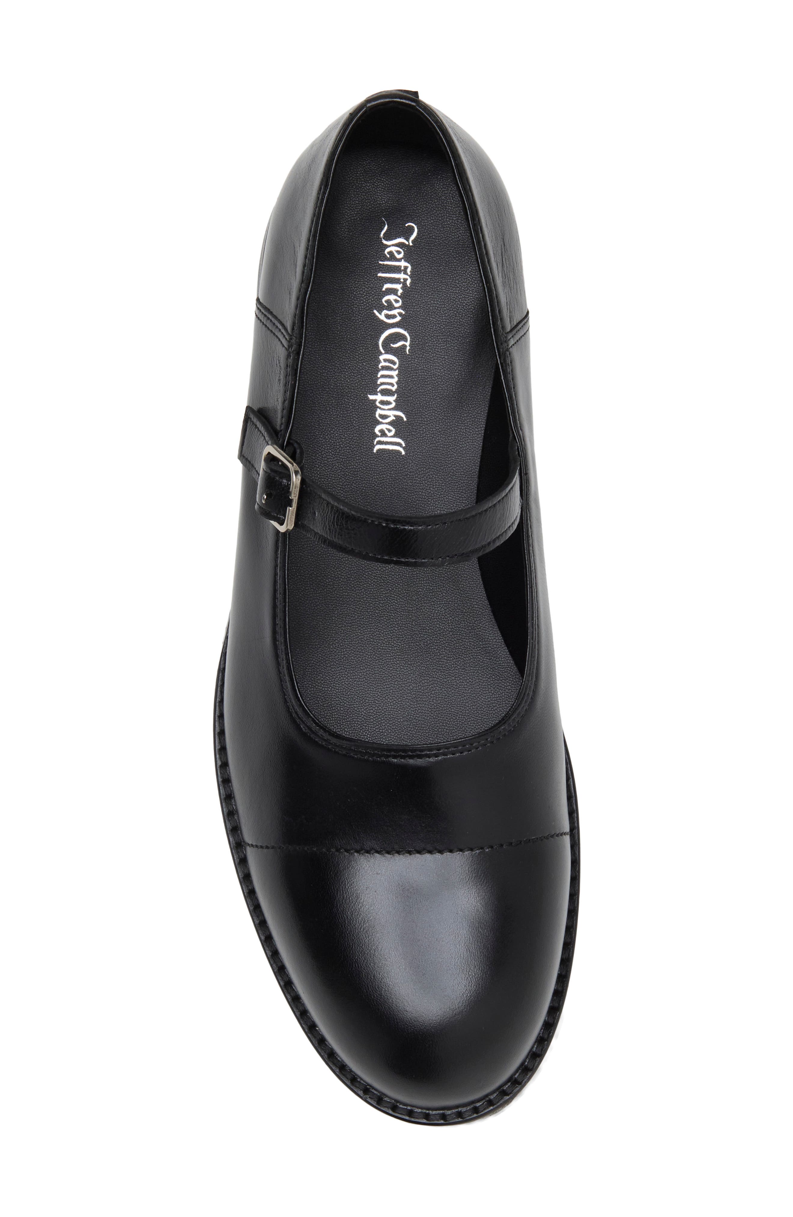 Keepsake Mary Jane Flat, Alternate, color, BLACK