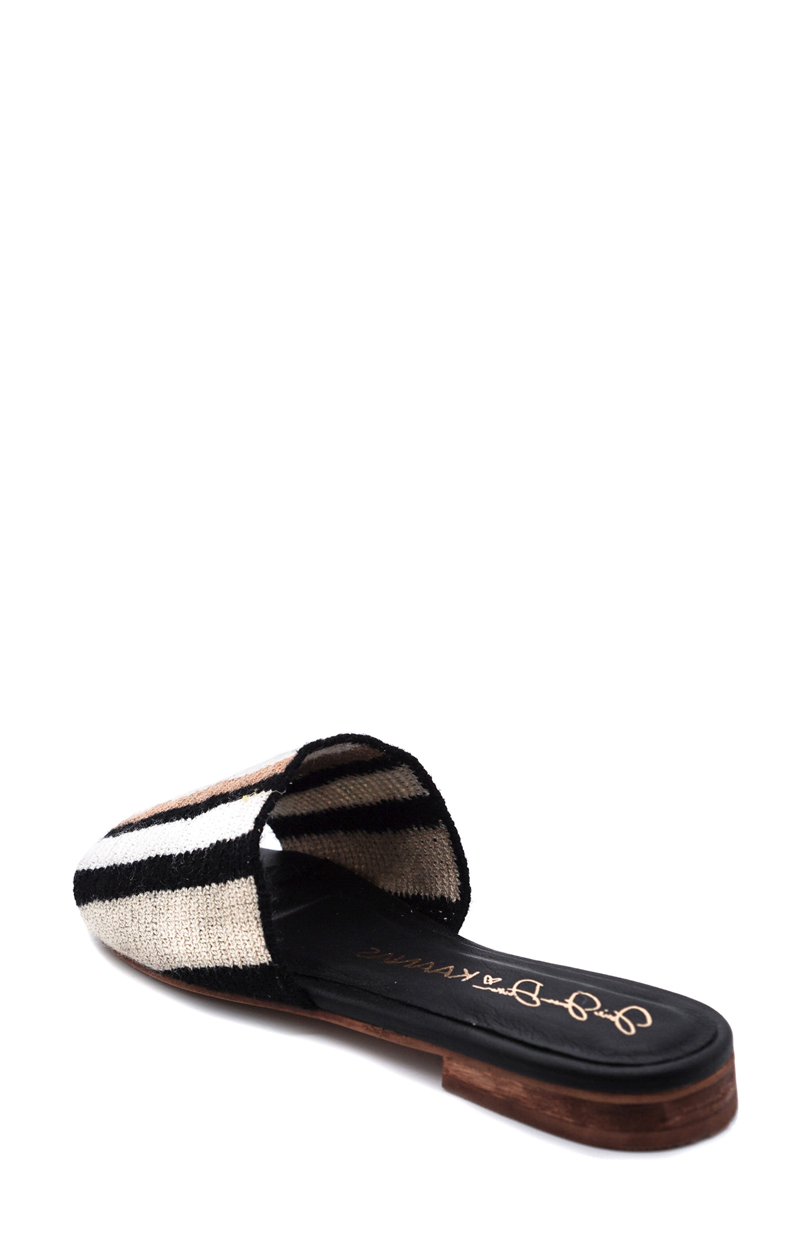 x Jessie James Decker Bronte Slide Sandal, Alternate, color, BLACK