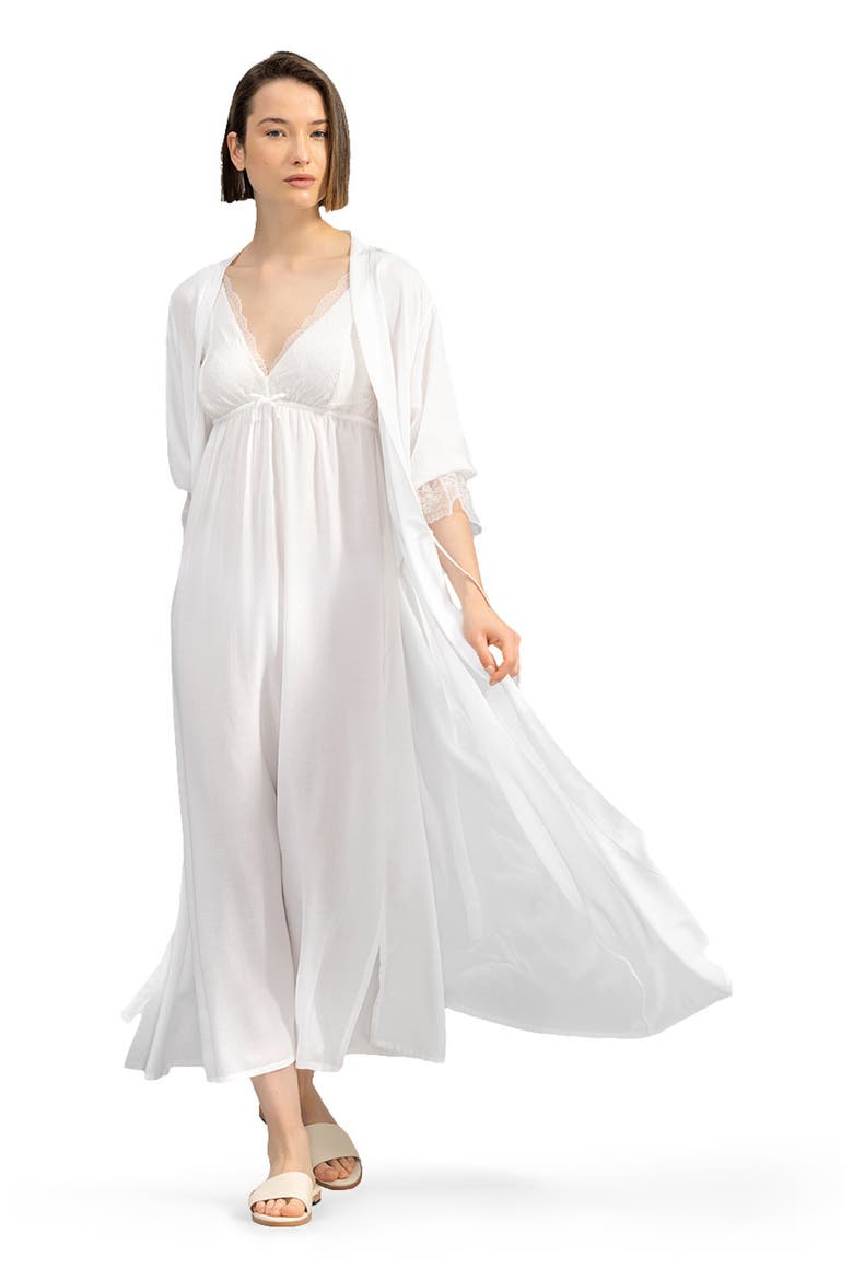 Christina Women's Nightdress, Main, color, White