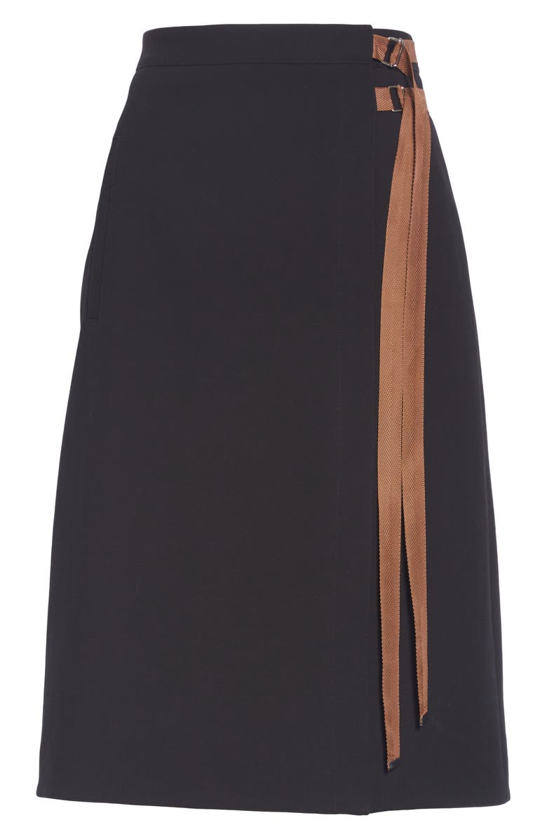 Tibi Anson Stretch A-Line Skirt, Alternate, color, 