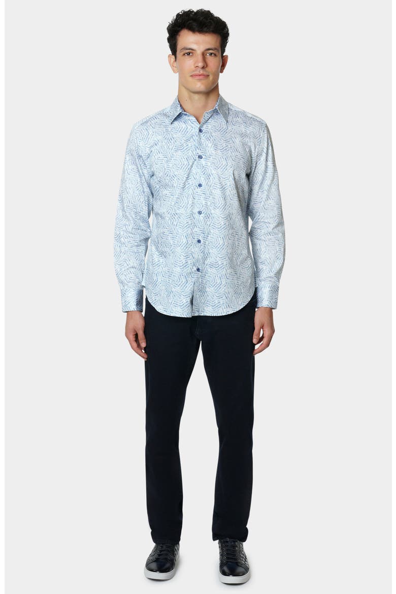 Paisley Print Cotton Button-Up Shirt, Alternate, color, MULTI
