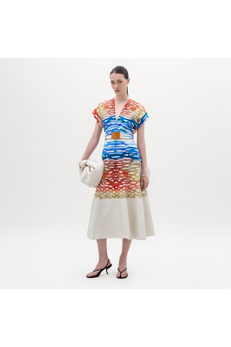 Sakura Dress, Alternate, color, Coral Symphony