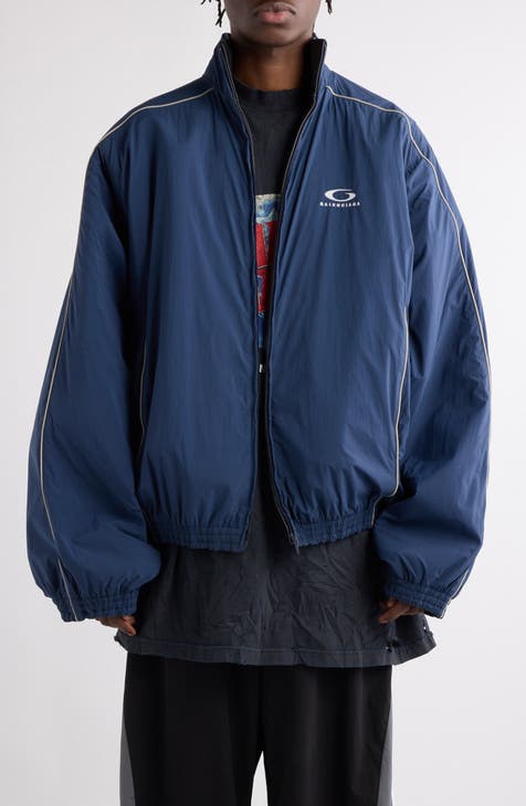 Balenciaga jacket mens navy online