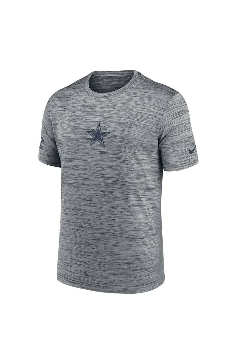 Nike Men's Nike Gray Dallas Cowboys Sideline Velocity Performance T-Shirt, Alternate, color, Gray