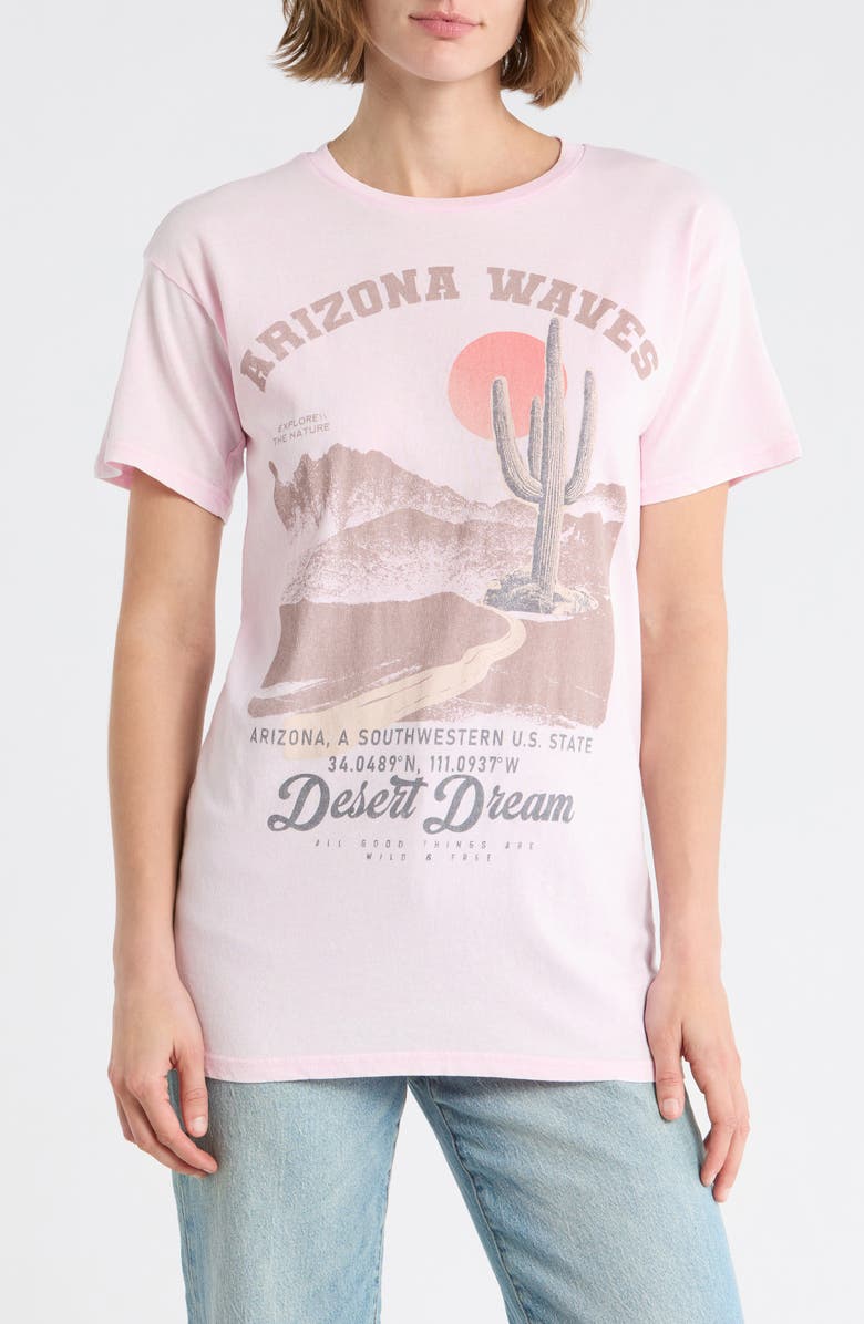 Philcos Arizona Cotton Graphic T-Shirt, Main, color, Pink Pigment