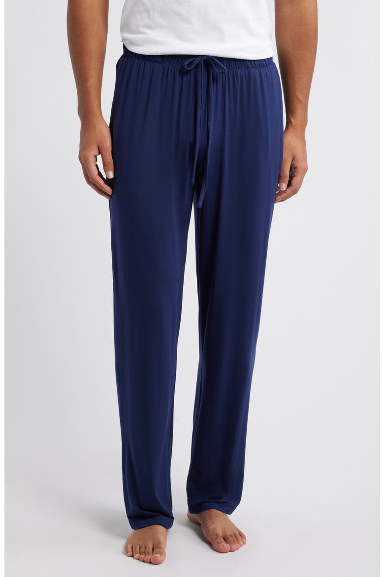 Moonlight Eco Stretch Modal Pajama Pants, Main, color, NAVY PEACOAT