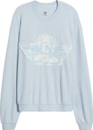 BOYS LIE Aura Let Love Guide My Way Oversize Thermal Sweatshirt