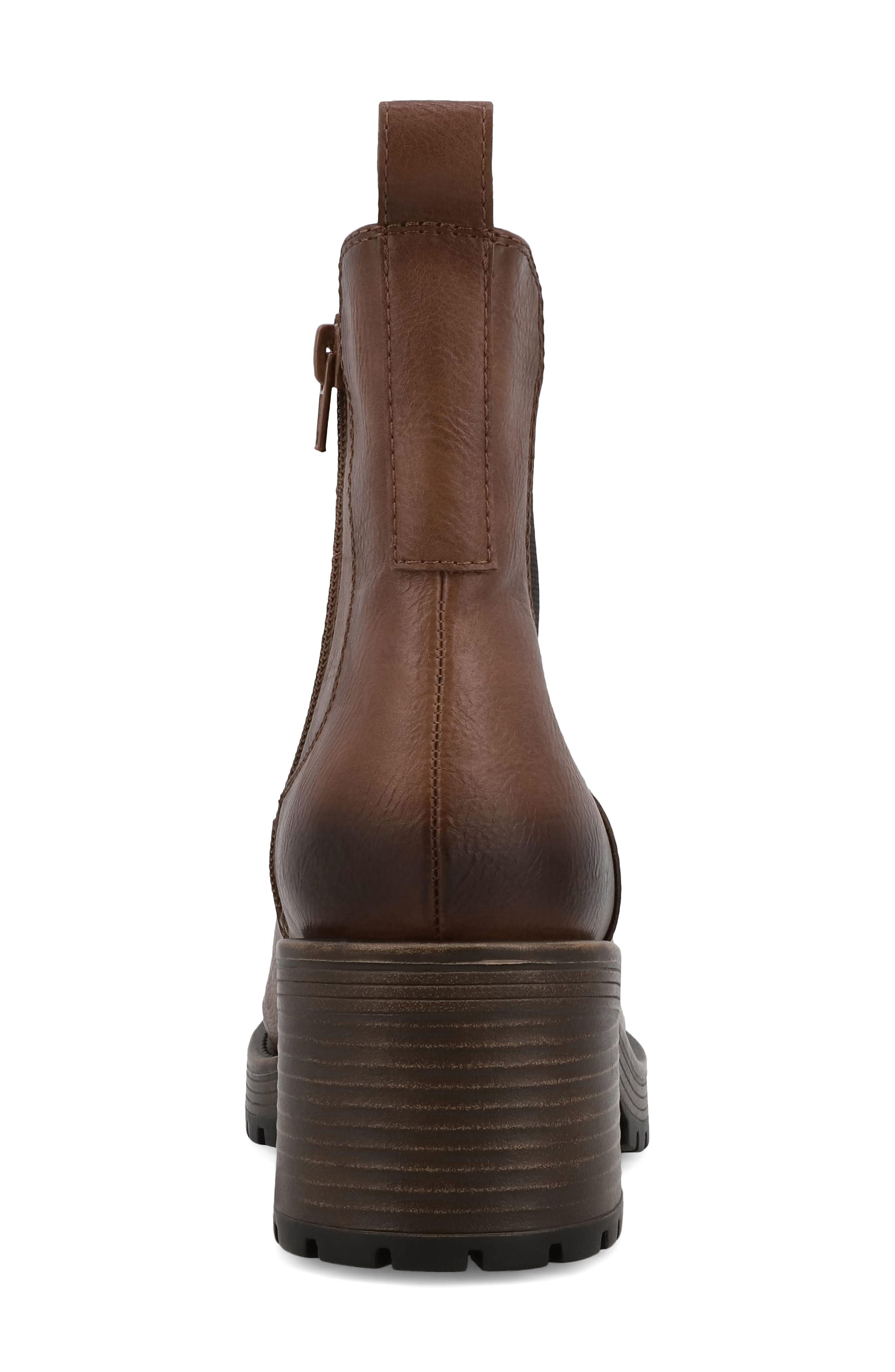 Martelli Platform Chelsea Boot, Alternate, color, BROWN