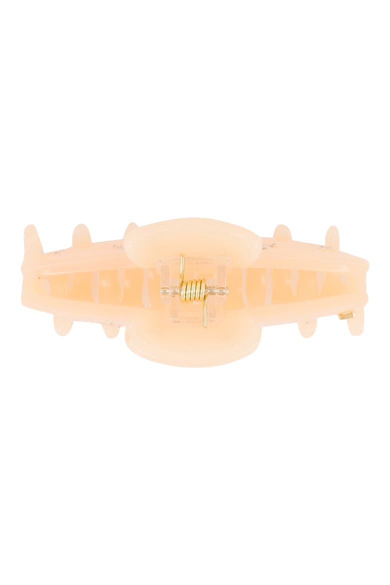 Crystal Claw Hair Clip, Alternate, color, YELLOW