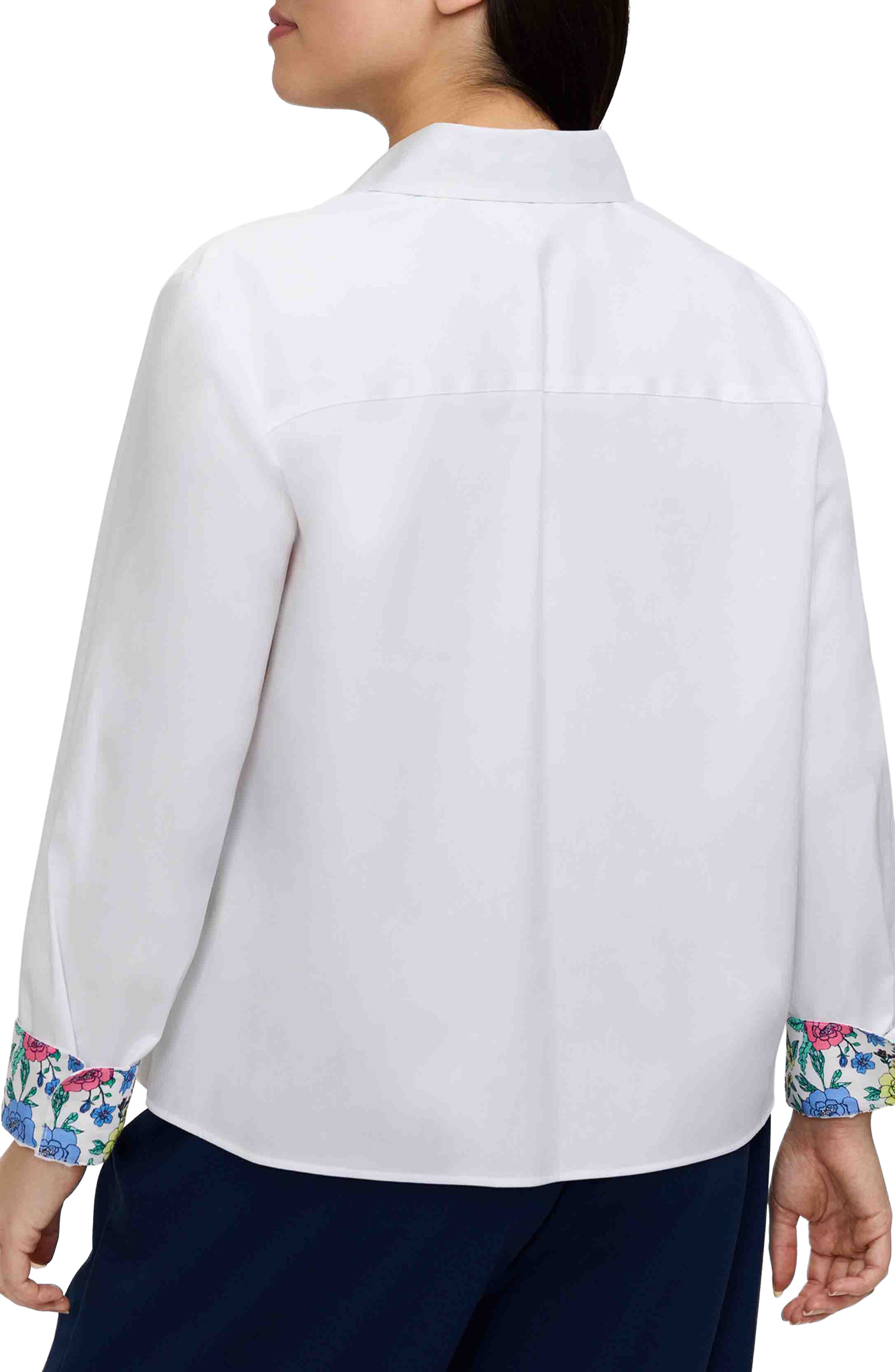 Jodie Cotton Blend Button-Up Shirt - image 2