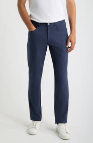 Peter Millar Brevard Performance Flannel Five-Pocket Pants