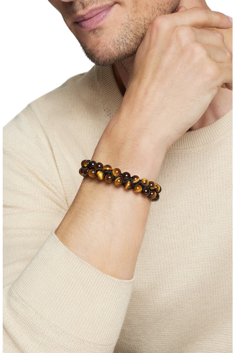 Spiritual Beads Two-Row Bracelet, Alternate, color, TIGERS EYE
