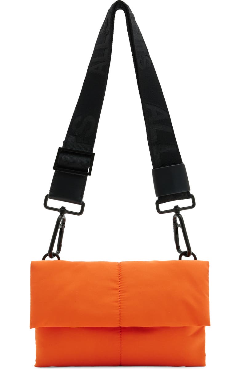 AllSaints Ezra Crossbody Bag, Main, color, Pyrrole Orange