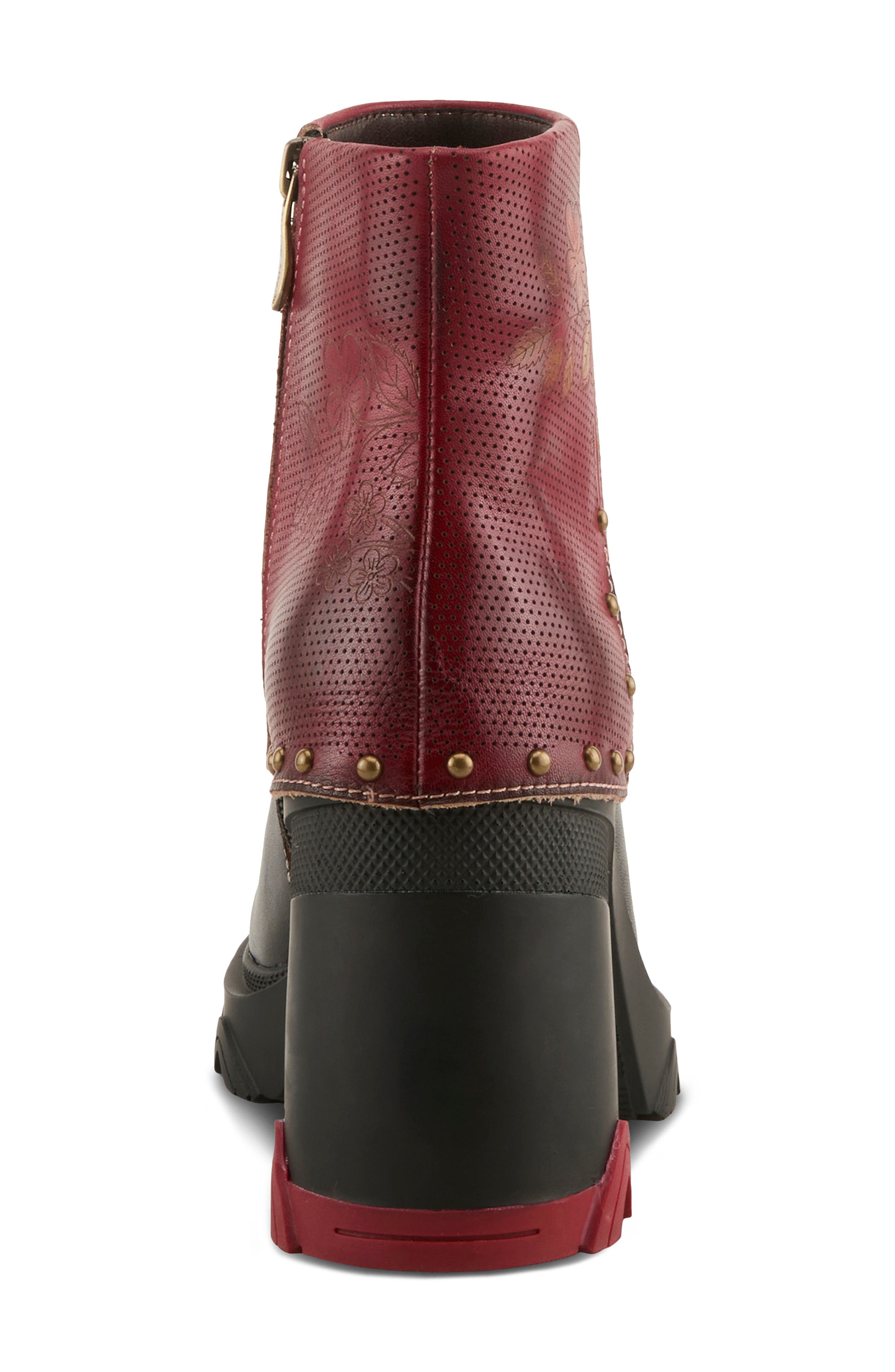 L'Artiste by Spring Step Carizma Foldover Shaft Platform Bootie, Alternate, color, 