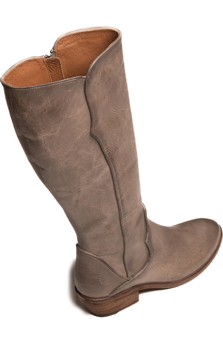 Frye Carson Piping Knee High Western Boot, Alternate, color,