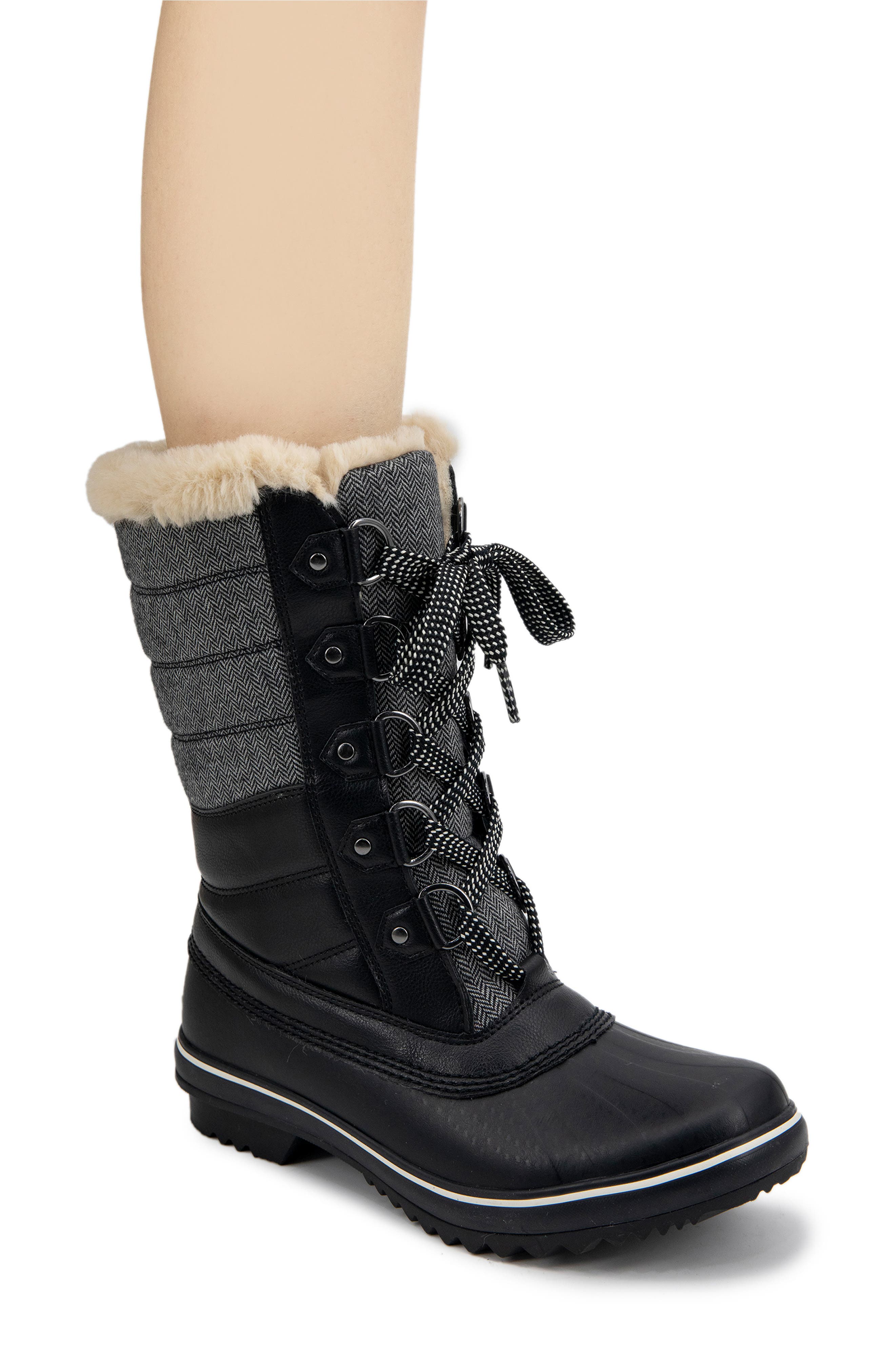 JBU Siberia Waterproof Faux Fur Lined Boot, Alternate, color, 