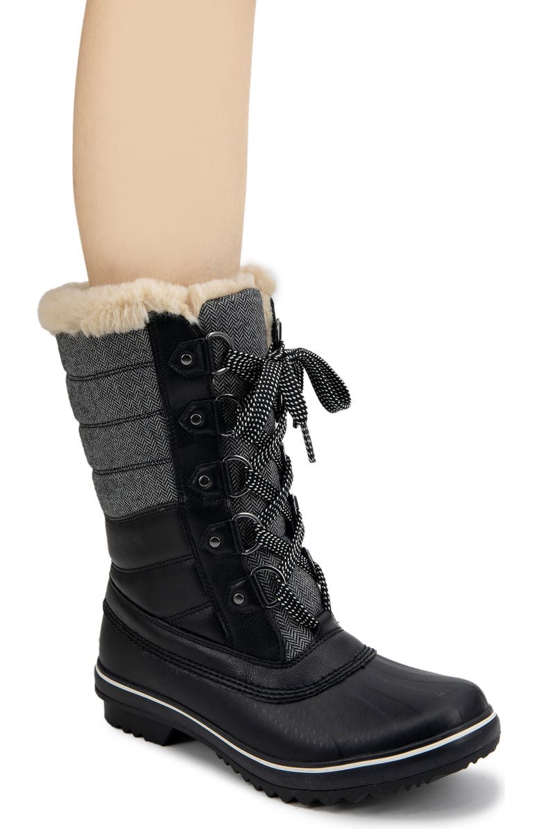JBU Siberia Waterproof Faux Fur Lined Boot, Alternate, color,