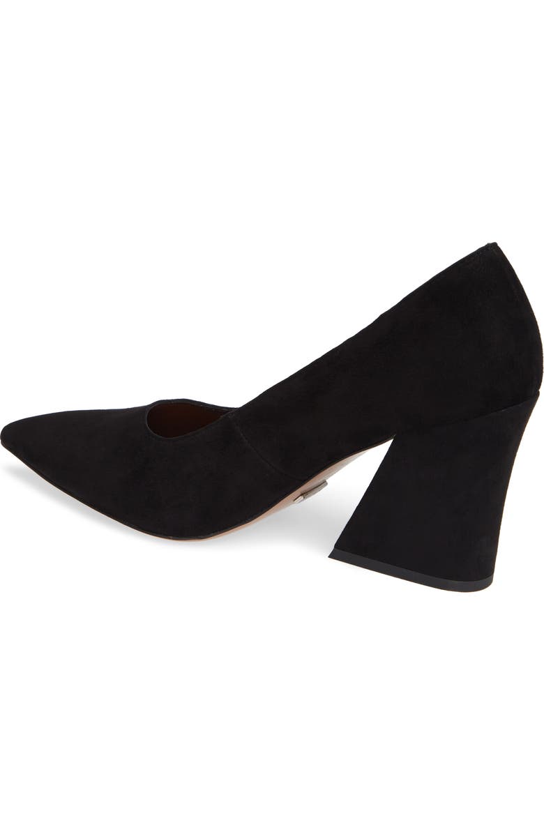 Topshop Ginny Flare Genuine Calf Hair Block Court Shoe, Alternate, color,