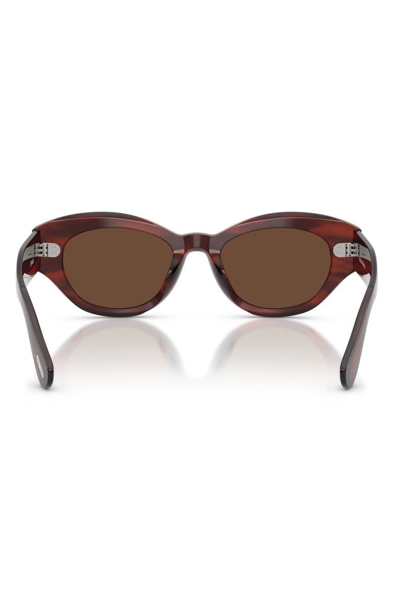 Oliver Peoples 50mm Lerrue Polarized Oval Sunglasses, Alternate, color, 
