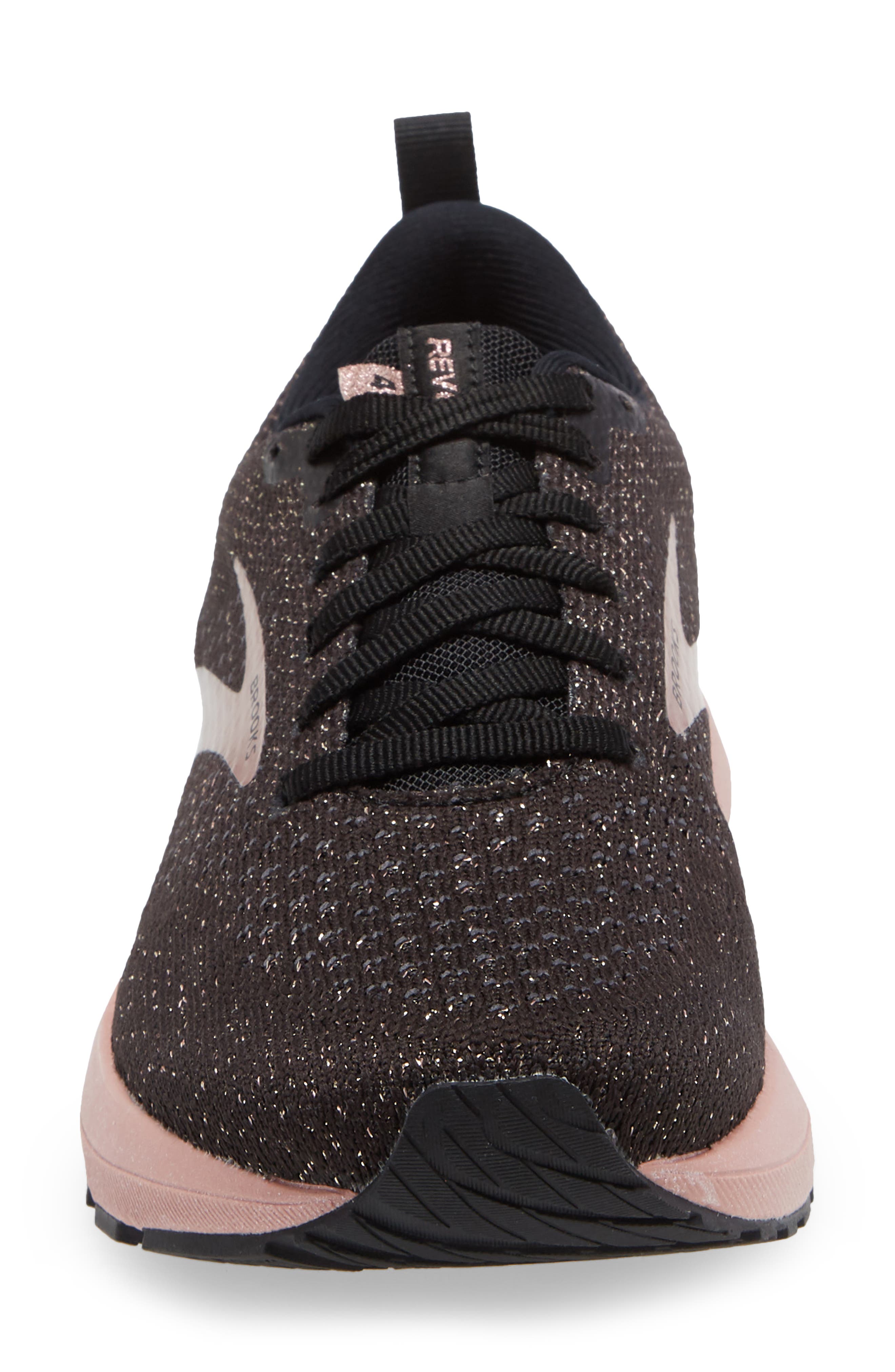 Revel 4 Hybrid Running Shoe, Alternate, color, BLACK/ EBONY/ ROSE GOLD