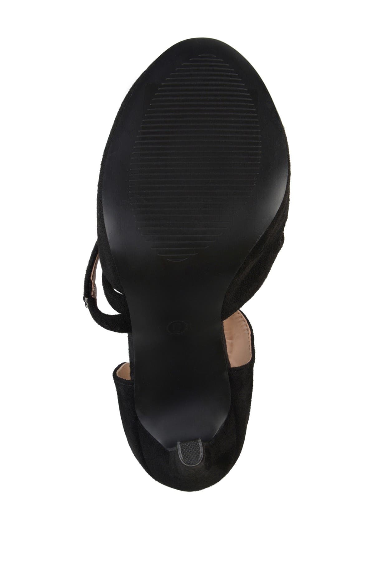 Journee Collection JOURNEE Zeera Dual Strap Pump, Alternate, color, Black