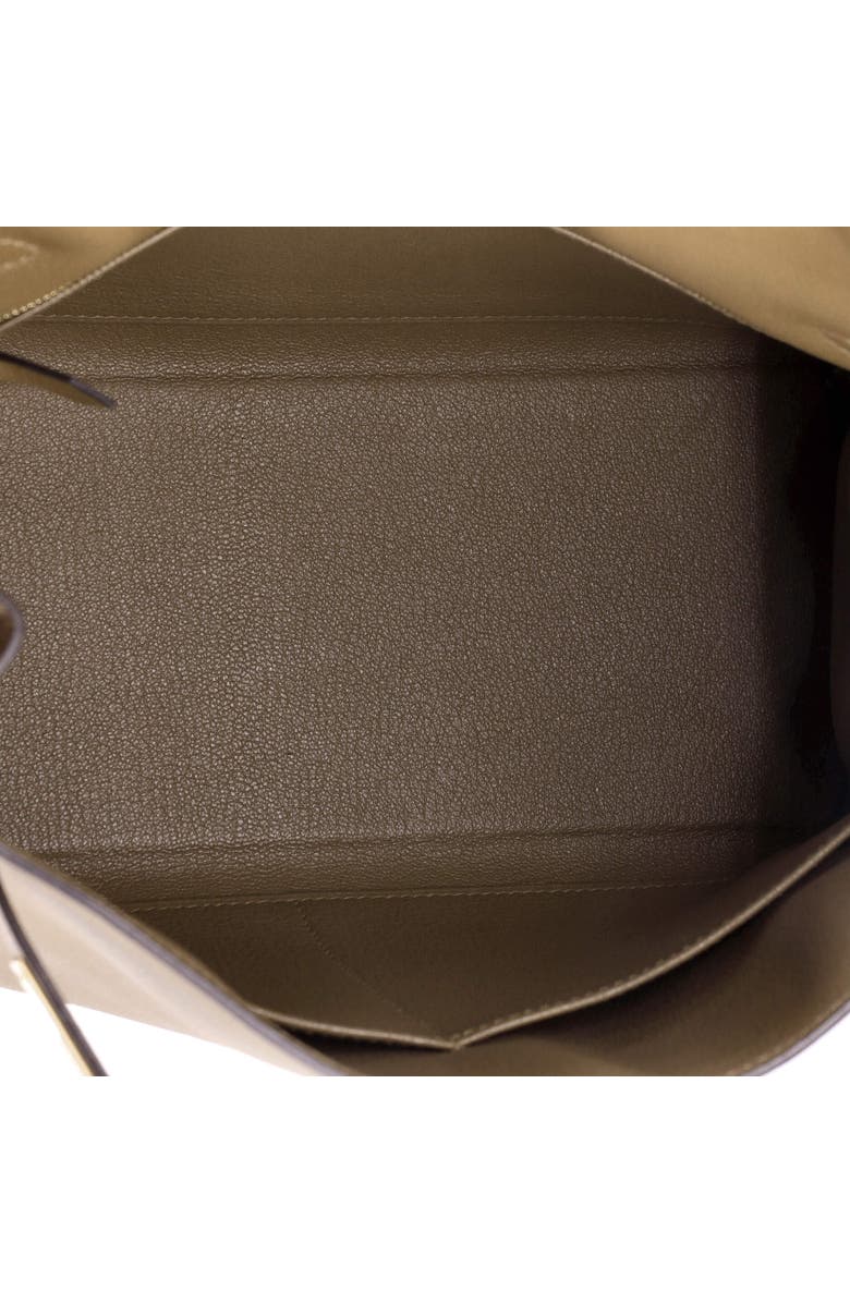 Pre-Owned Hermes Kelly Handbag Brown Evercolor with Gold Hardware 28, Alternate, color,