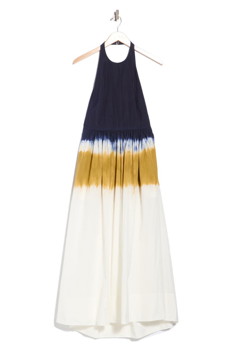 Blake Dress, Main, color, WHITE/ NAVY