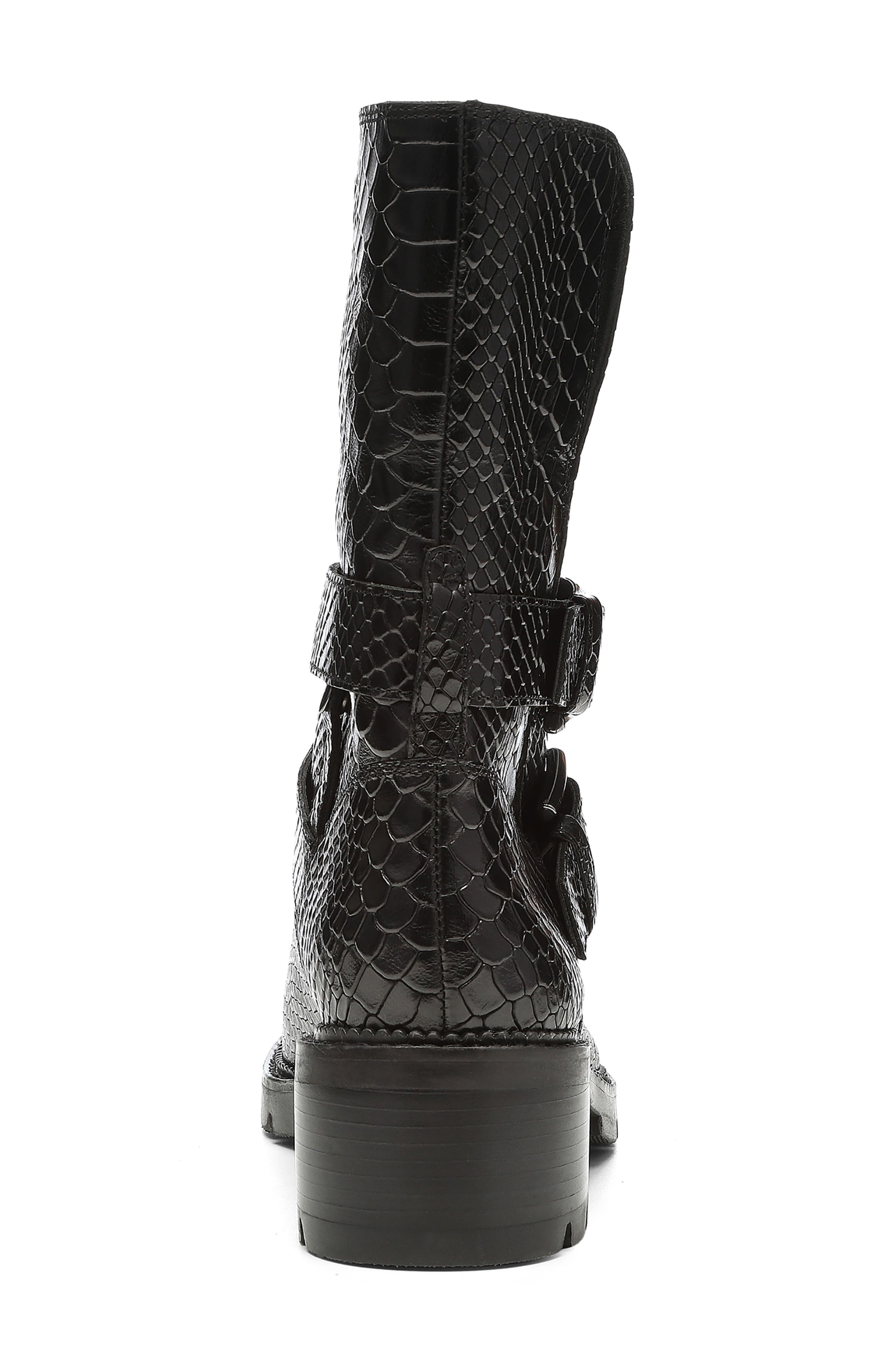 Donald Pliner Saraya Snakeskin Embossed Bootie, Alternate, color, 