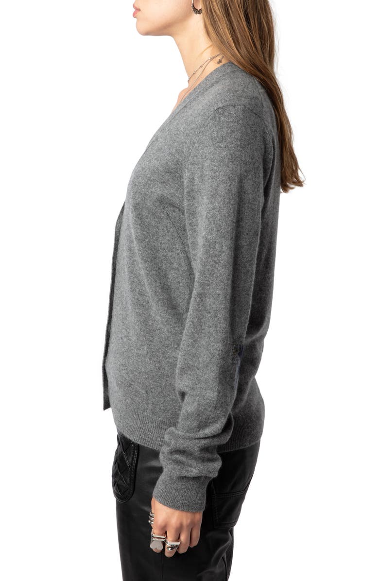 Zadig & Voltaire Jemmy Cashmere Cardigan, Alternate, color,